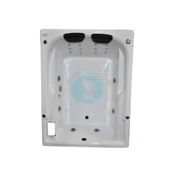 Tina de hidromasaje para 2 personas modelo napoles 1.57 x 1.10 x 0.45